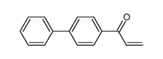 1-(biphenyl-4-yl)prop-2-en-1-one Structure