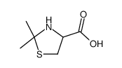 2,2-DIMETHYL-4-THIAZOLIDINECARBOXYLIC ACID Structure