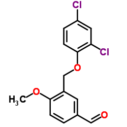 3-[(2,4-Dichlorophenoxy)methyl]-4-methoxybenzaldehyde图片