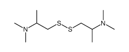 1,1'-disulfanediylbis(N,N-dimethylpropan-2-amine) Structure