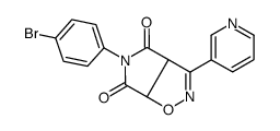 5-(4-bromophenyl)-3-pyridin-3-yl-3a,6a-dihydropyrrolo[3,4-d][1,2]oxazole-4,6-dione Structure