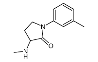 3-(methylamino)-1-(3-methylphenyl)pyrrolidin-2-one结构式