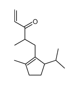 3-isopropyl-1-methyl-2-(2-methyl-3-oxo-4-pentenyl)-1-cyclopentene Structure