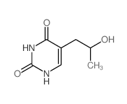 2,4(1H,3H)-Pyrimidinedione,5-(2-hydroxypropyl)- Structure