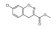 7-chloro-3-methoxycarbonyl-4H-1,2-benzoxazine Structure