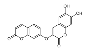 6,7-dihydroxy-3-(2-oxochromen-7-yl)oxychromen-2-one Structure