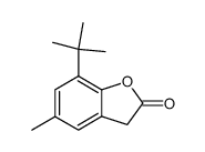 7-tert-butyl-5-methyl-3H-benzofuran-2-one Structure