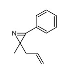 2-methyl-3-phenyl-2-prop-2-enylazirine结构式