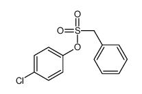 (4-chlorophenyl) phenylmethanesulfonate结构式