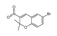 6-bromo-2,2-dimethyl-3-nitrochromene Structure