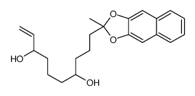 10-(2-methylbenzo[f][1,3]benzodioxol-2-yl)dec-1-ene-3,7-diol结构式