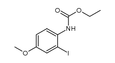 ethyl (2-iodo-4-methoxyphenyl)carbamate结构式