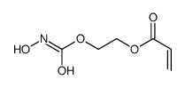 2-(hydroxycarbamoyloxy)ethyl prop-2-enoate结构式