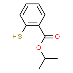 Benzoic acid, 2-Mercapto-, 1-Methylethyl ester结构式