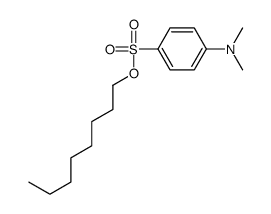 octyl 4-(dimethylamino)benzenesulfonate Structure