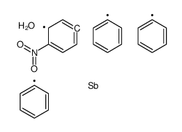 (4-nitrophenyl)-triphenylantimony,hydrate结构式