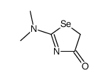 2-(dimethylamino)-1,3-selenazol-4-one Structure