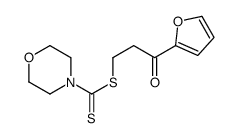 [3-(furan-2-yl)-3-oxopropyl] morpholine-4-carbodithioate Structure