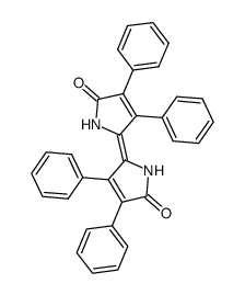 3,4,3',4'-tetraphenyl-[2,2']bipyrrolylidene-5,5'-dione Structure