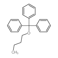 Butyl trityl ether Structure