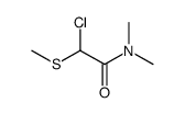 2-chloro-N,N-dimethyl-2-methylsulfanylacetamide结构式