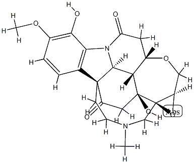 21α,22α-Epoxy-21,22-dihydro-4,14-dihydroxy-3-methoxy-19-methyl-16,19-secostrychnidine-10,16-dione picture