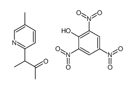 3-(5-methylpyridin-2-yl)butan-2-one,2,4,6-trinitrophenol Structure