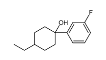 Cyclohexanol, 4-ethyl-1-(3-fluorophenyl)- (9CI) Structure