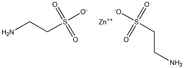 Ethanesulfonic acid, 2-aMino-, zinc salt (2:1) Structure