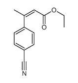 ethyl 3-(4-cyanophenyl)but-2-enoate Structure