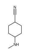 4-(Methylamino)cyclohexanecarbonitrile Structure