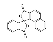 spiro[naphtho[1,2-c]furan-1,1'-phthalan]-3,3'-dione Structure