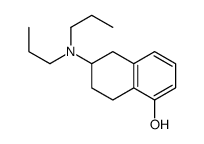 5-hydroxy-2-N,N-dipropylaminotetralin Structure