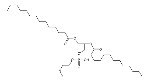 1,2-dimyristoylglycero-3-phosphatidyl-N,N-dimethylethanolamine Structure