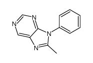 8-methyl-9-phenylpurine Structure