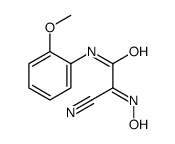 2-cyano-2-hydroxyimino-N-(2-methoxyphenyl)acetamide结构式