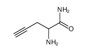 2-amino-4-pentynoic acid amide Structure