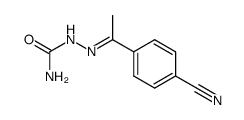 4-(1-semicarbazono-ethyl)-benzonitrile结构式