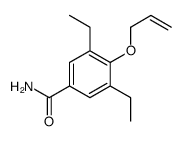 4-(ALLYLOXY)-3,5-DIETHYLBENZAMIDE Structure