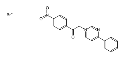 1-(4-nitrophenyl)-2-(4-phenylpyrimidin-1-ium-1-yl)ethanone,bromide structure