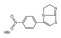 3-(4-nitrophenyl)-5,6-dihydroimidazo[2,1-b][1,3]thiazole,hydrobromide结构式