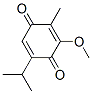 3-Methoxy-2-methyl-5-isopropyl-2,5-cyclohexadiene-1,4-dione structure