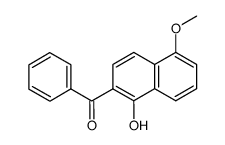 1-hydroxy-5-methoxy-2-naphthyl phenyl ketone结构式