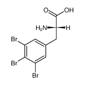 L-3-(3',4',5'-tribromophenyl)alanine Structure