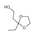 2-(2-ethyl-1,3-dioxolan-2-yl)ethanol Structure