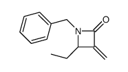 1-benzyl-4-ethyl-3-methylideneazetidin-2-one Structure