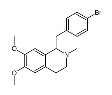 1-(4-bromobenzyl)-2-methyl-6,7-dimethoxy-1,2,3,4-tetrahydroisoquinoline Structure