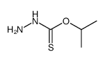 hydrazinecarbothioic acid O-isopropyl ester Structure