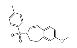 1,2-dihydro-8-methoxy-3-(p-toluenesulfonyl)-3H-3-benzazepine Structure