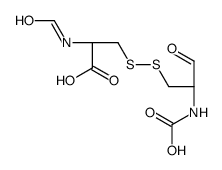 (2R)-3-[[(2R)-2-(carboxyamino)-3-oxopropyl]disulfanyl]-2-formamidopropanoic acid结构式